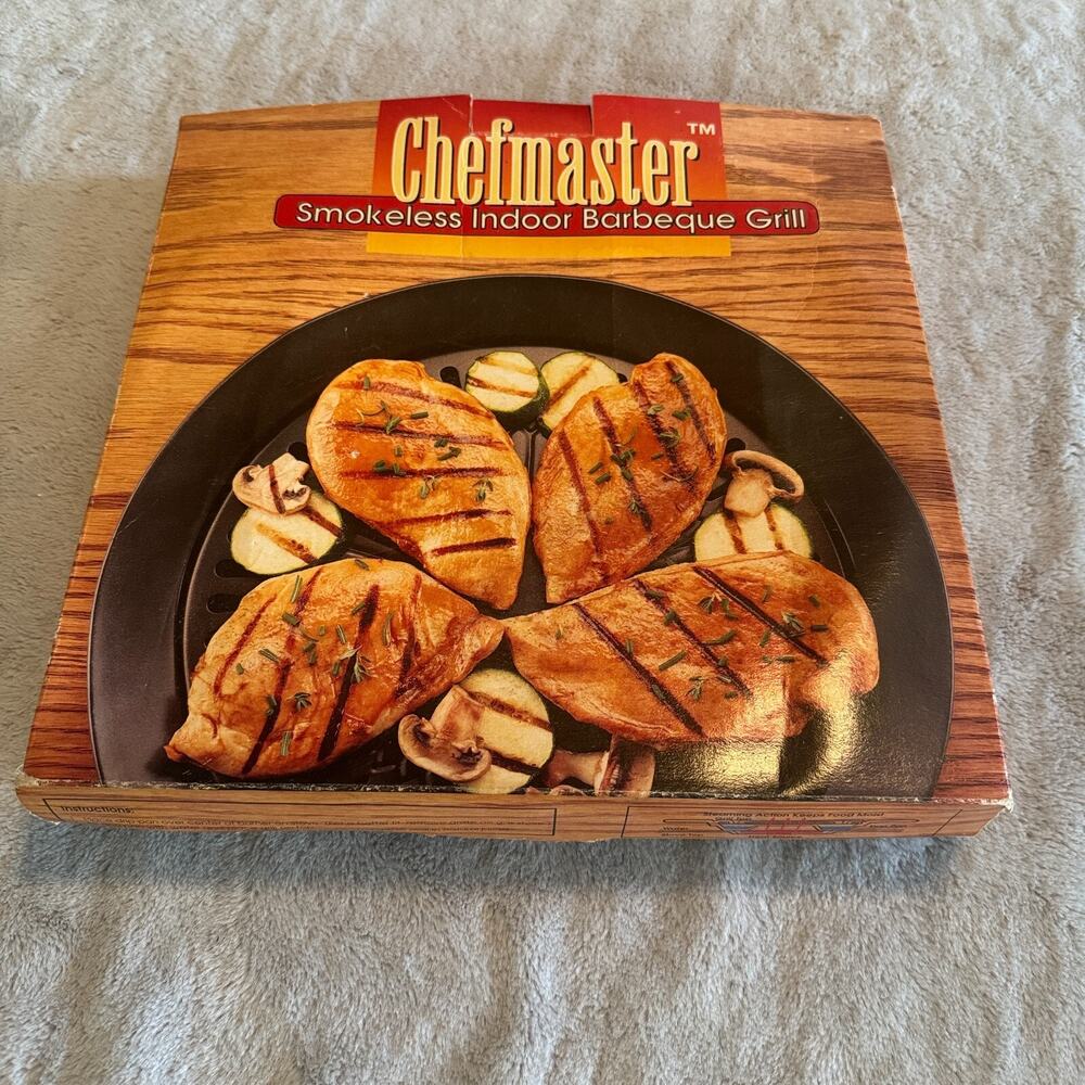 Stovetop Grill CHEFMASTER Smokeless Indoor Barbeque Grill Korean BBQ
